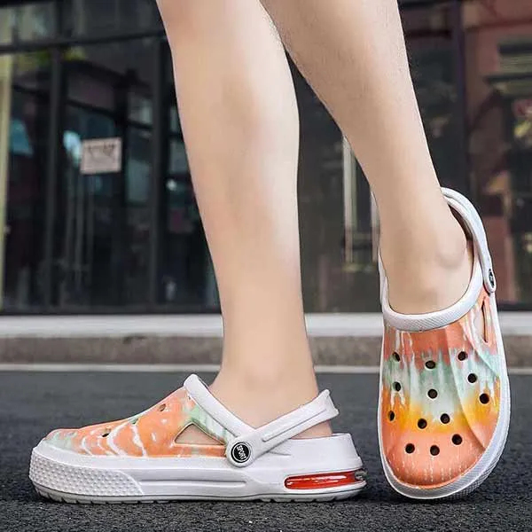 High Quality Summer Sandals Classic Outdoor Non-slip Slippers. (White Color) Size (41)