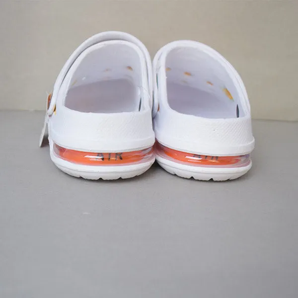 High Quality Summer Sandals Classic Outdoor Non-slip Slippers. (White Color) Size (41)