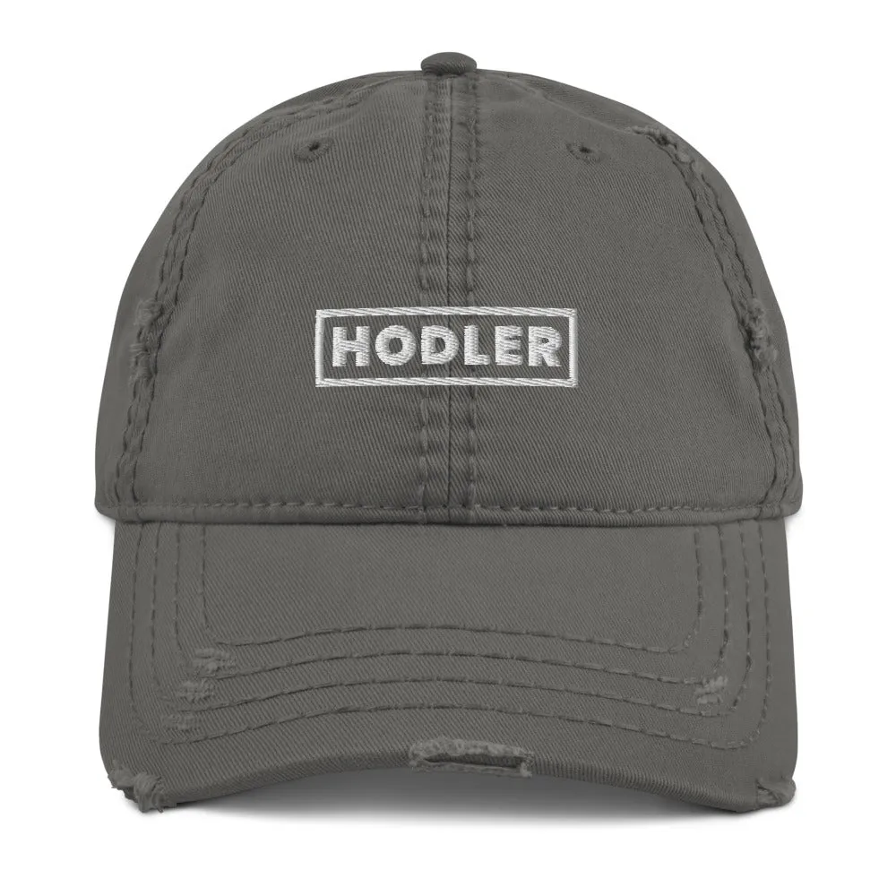 HODLER Bold Box Title - Crypto Dad Hat