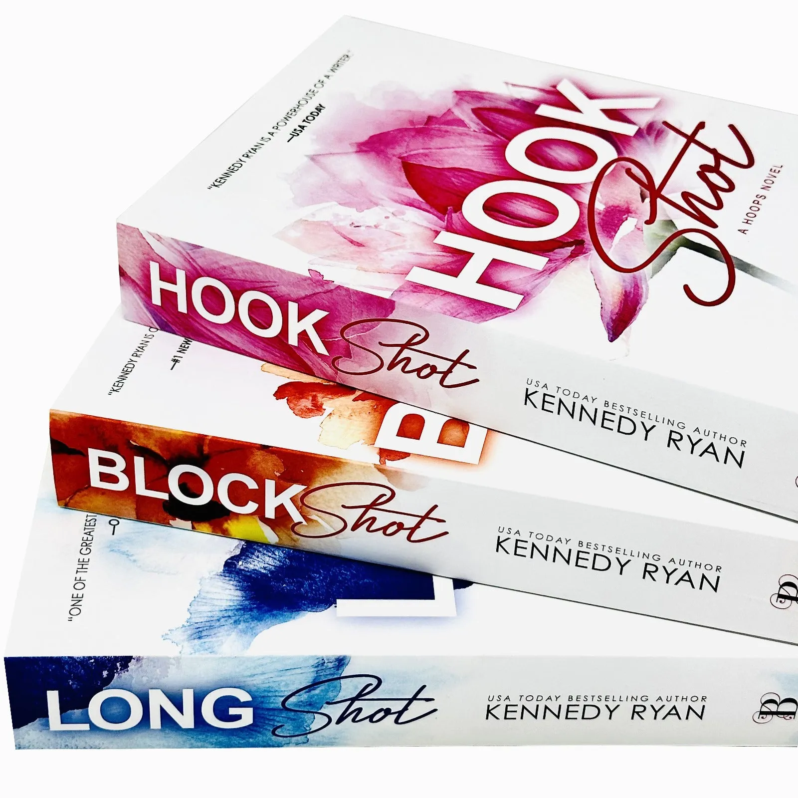 HOOPS Series 3 Books Collection Set (Long Shot, Block Shot & Hook Shot)