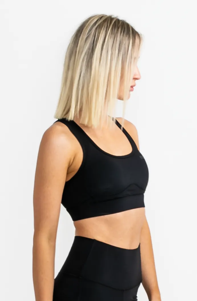 Hyper Sports Bra - Black
