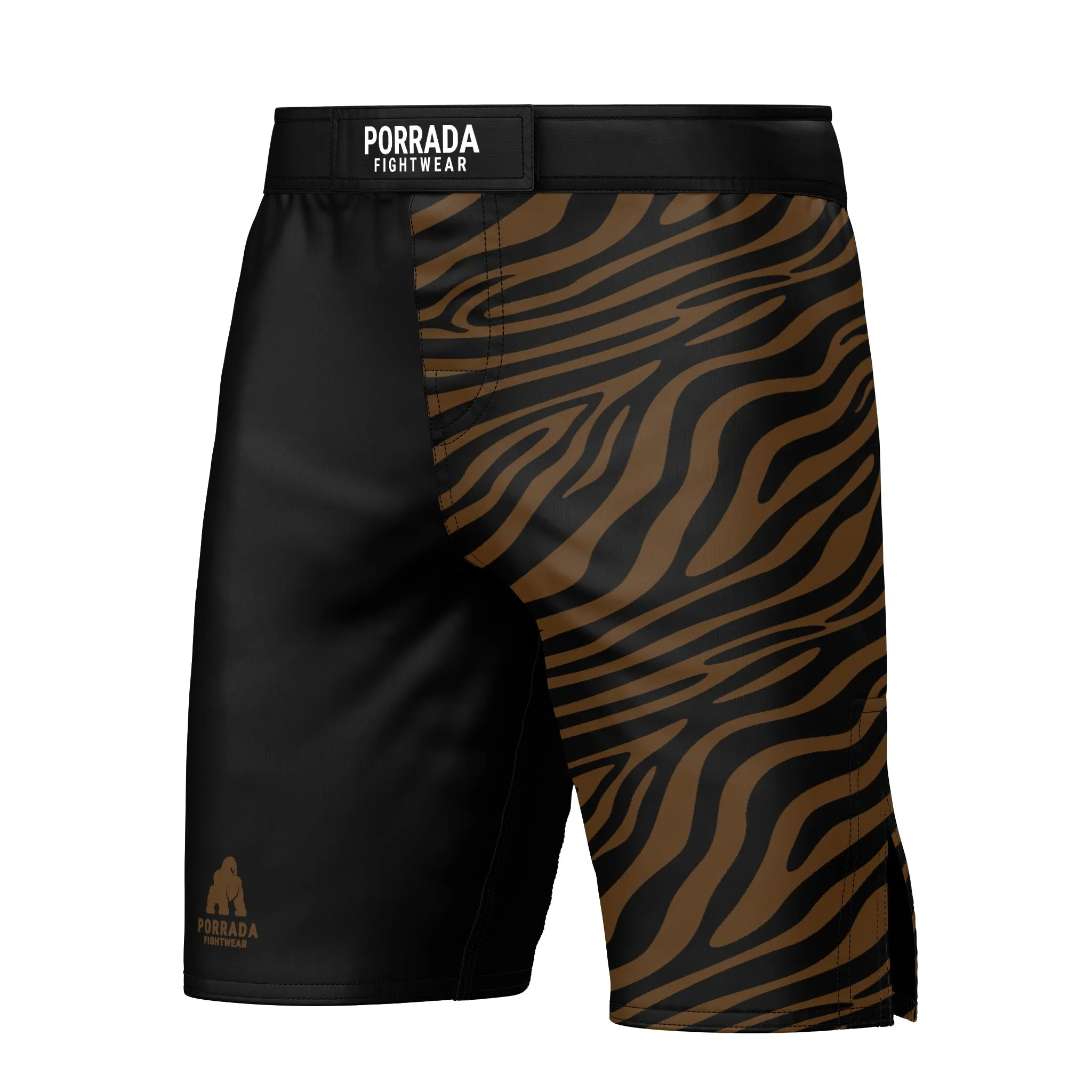 IBJJF BROWN RANKED FIGHT SHORTS