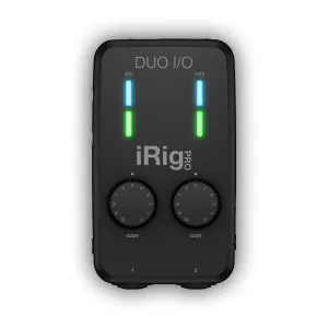IK Multimedia iRig Pro Duo I/O 2 channel Audio/Midi Interface for iOS, Android, Mac & PC