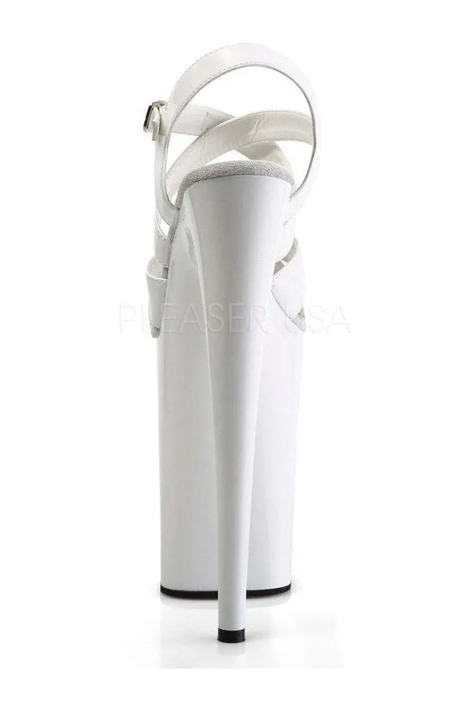 INFINITY-997 Platform Sandals | White Patent