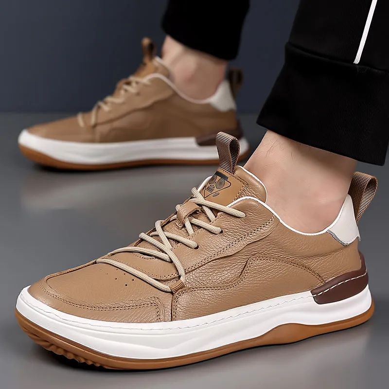 INSTOCK-Summer new genuine leather shoes