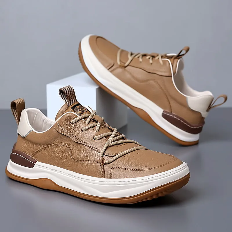 INSTOCK-Summer new genuine leather shoes