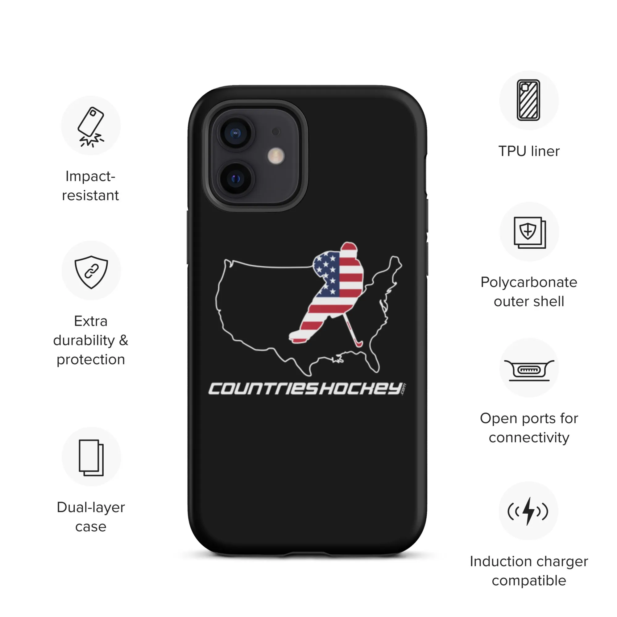 iPhone case | USA Series v2 by Countries Hockey