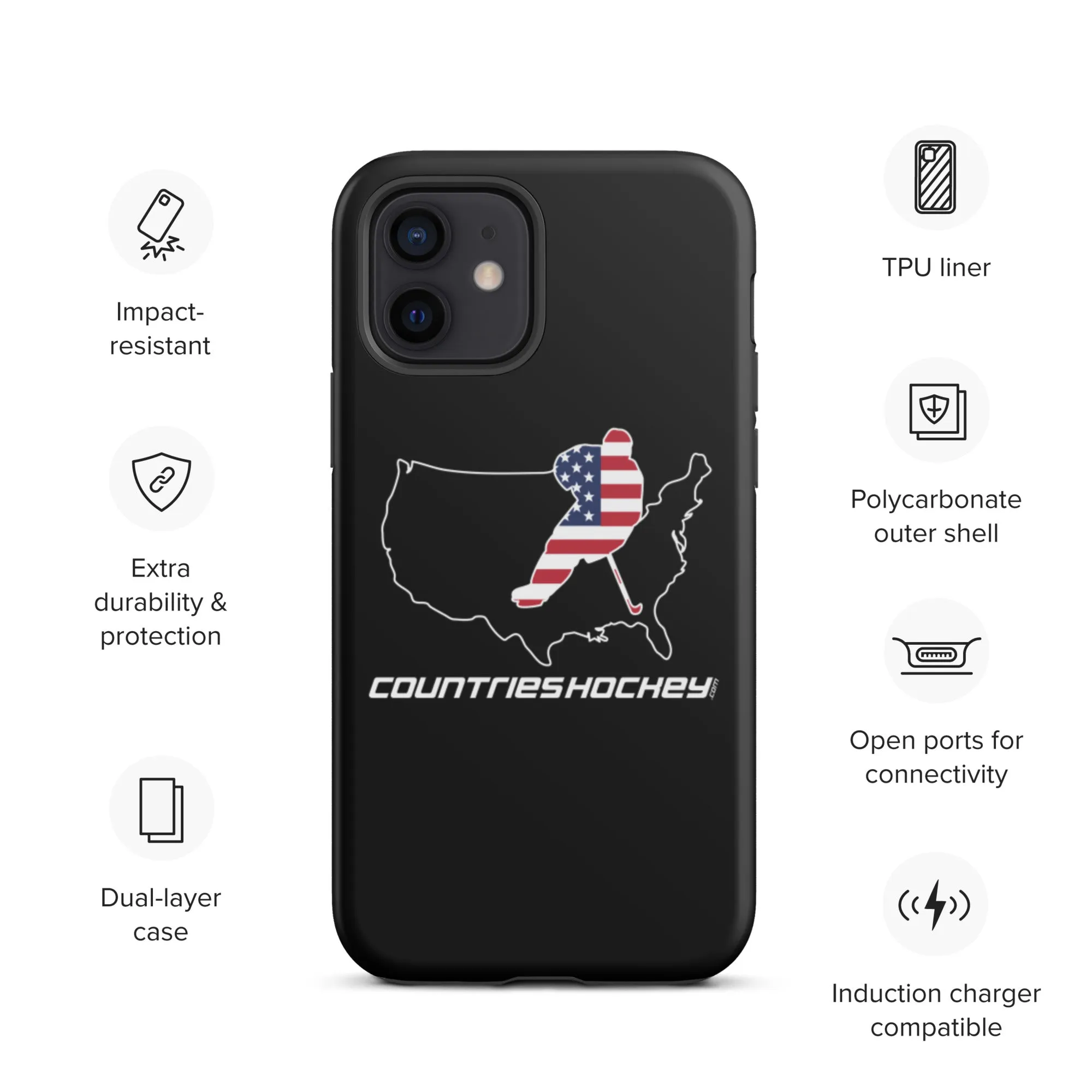 iPhone case | USA Series v2 by Countries Hockey