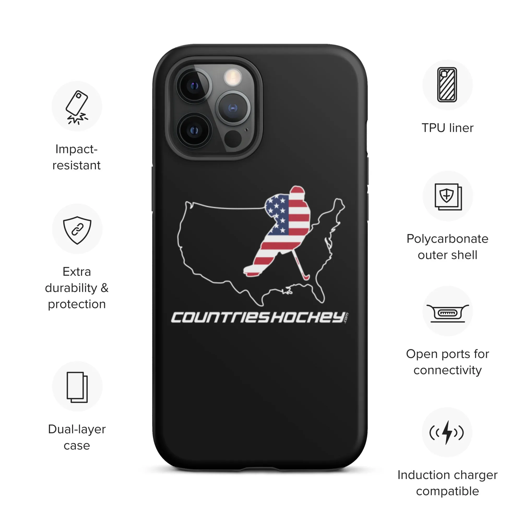 iPhone case | USA Series v2 by Countries Hockey
