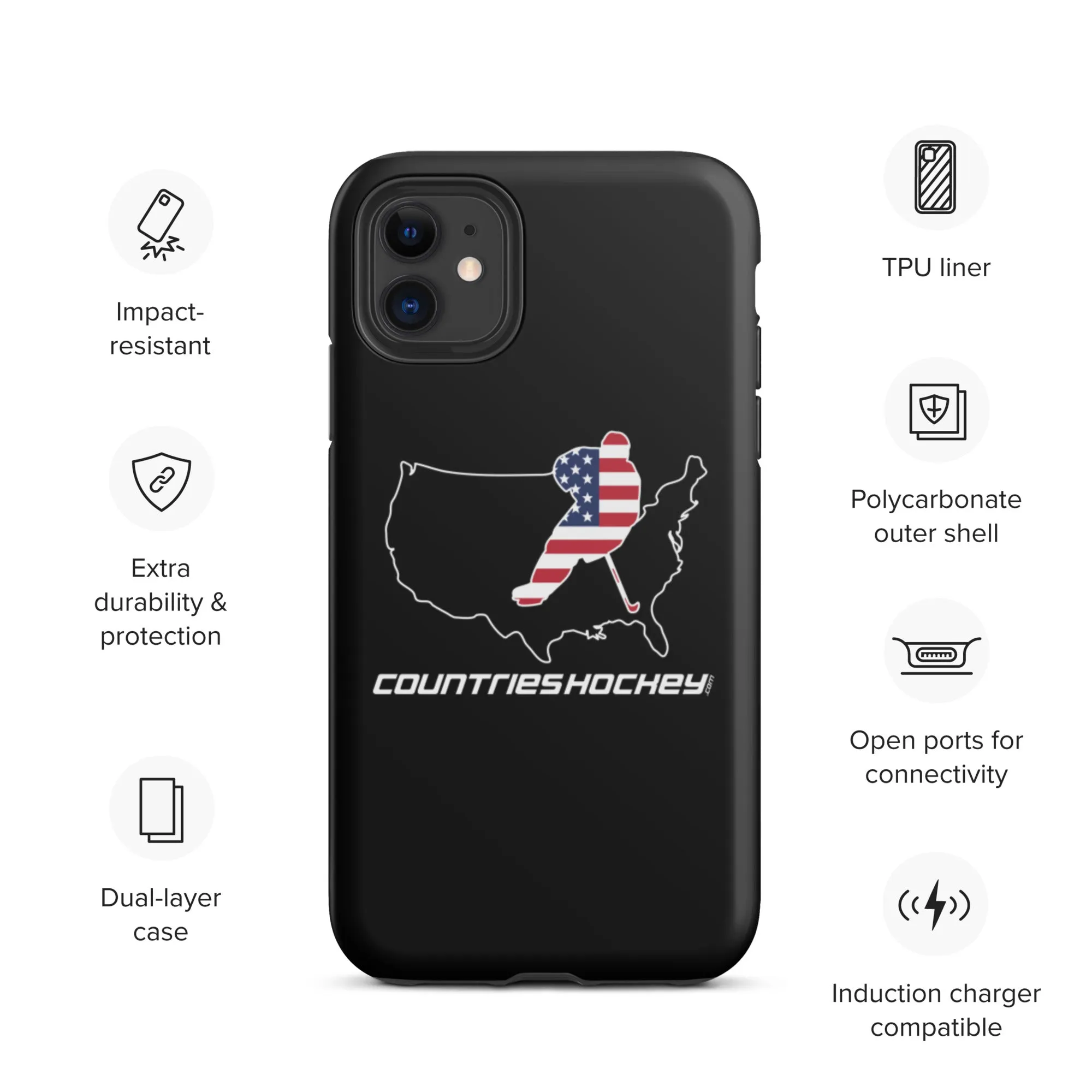 iPhone case | USA Series v2 by Countries Hockey