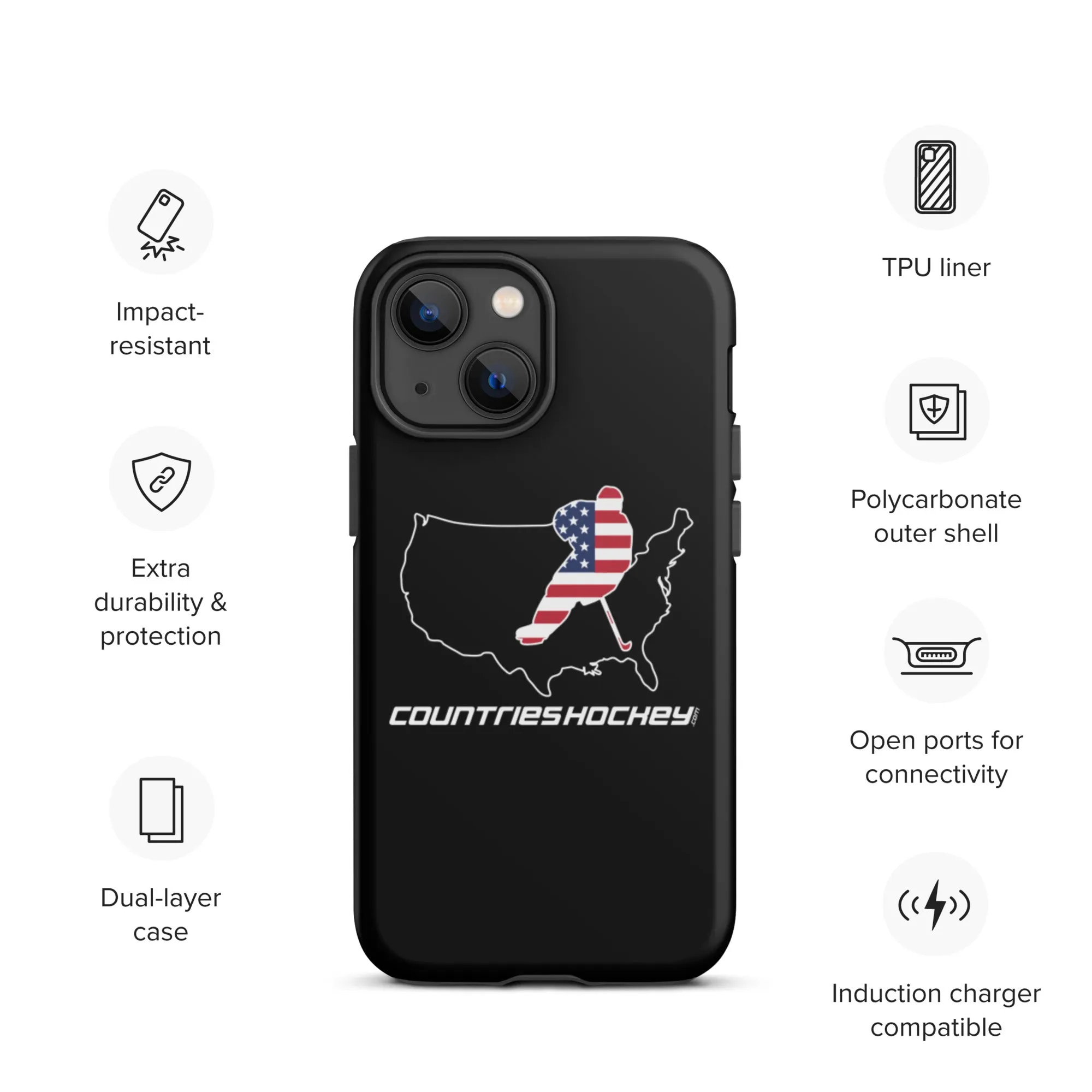 iPhone case | USA Series v2 by Countries Hockey