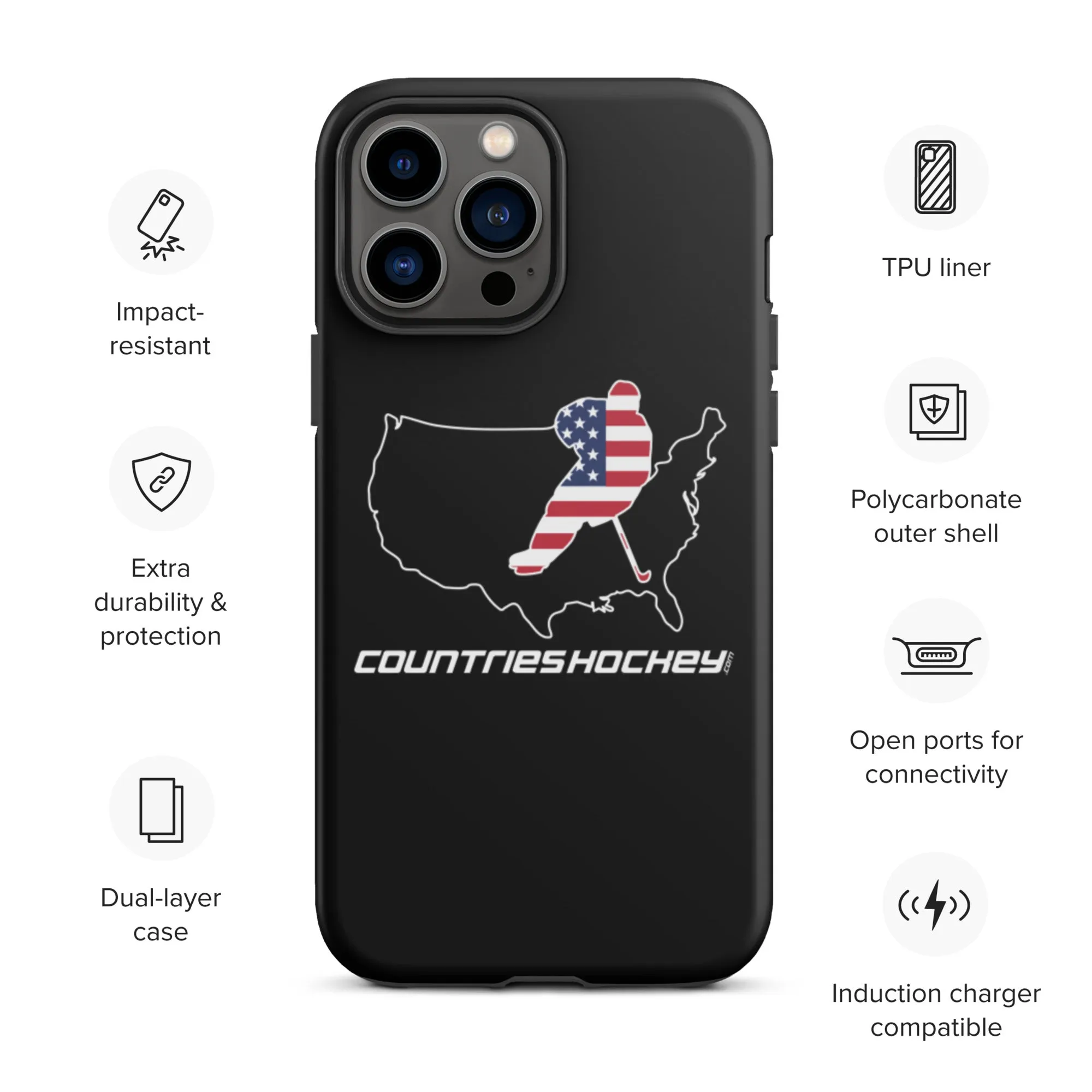 iPhone case | USA Series v2 by Countries Hockey