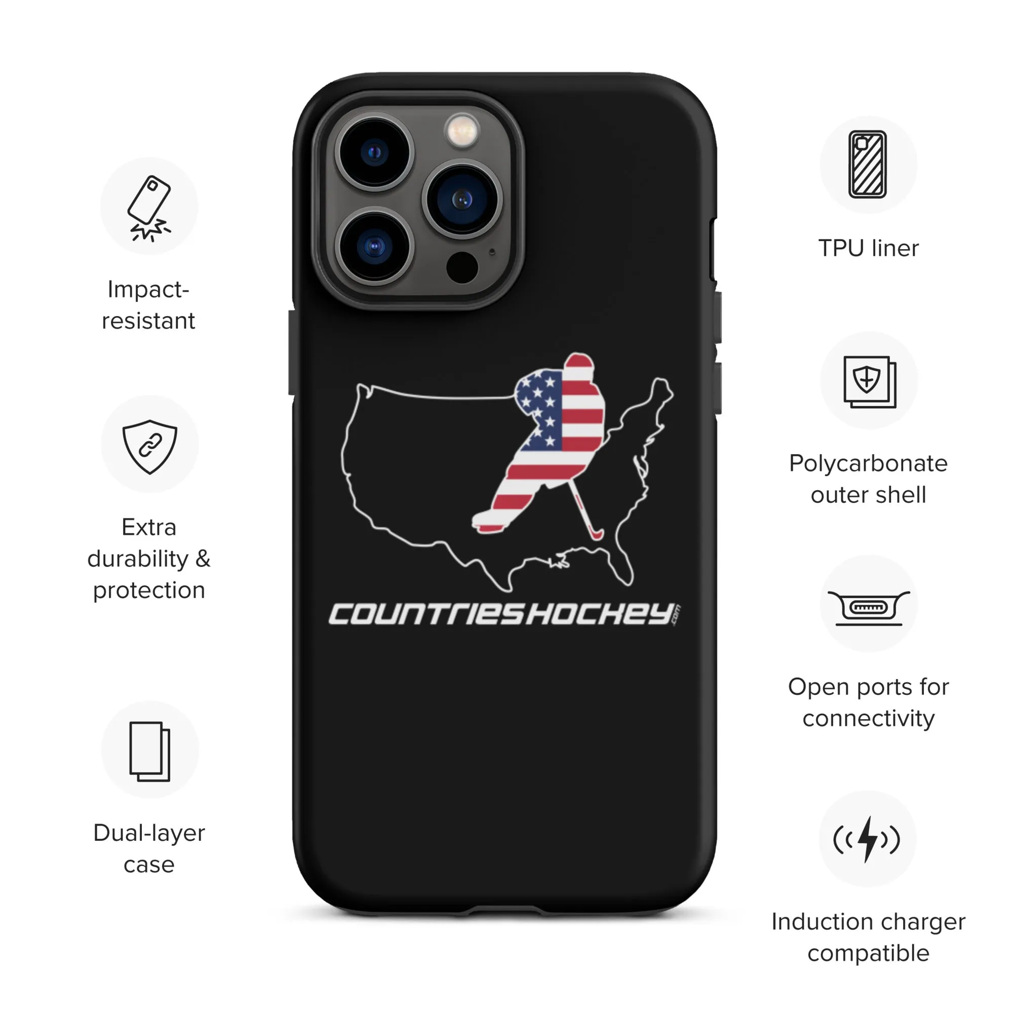 iPhone case | USA Series v2 by Countries Hockey