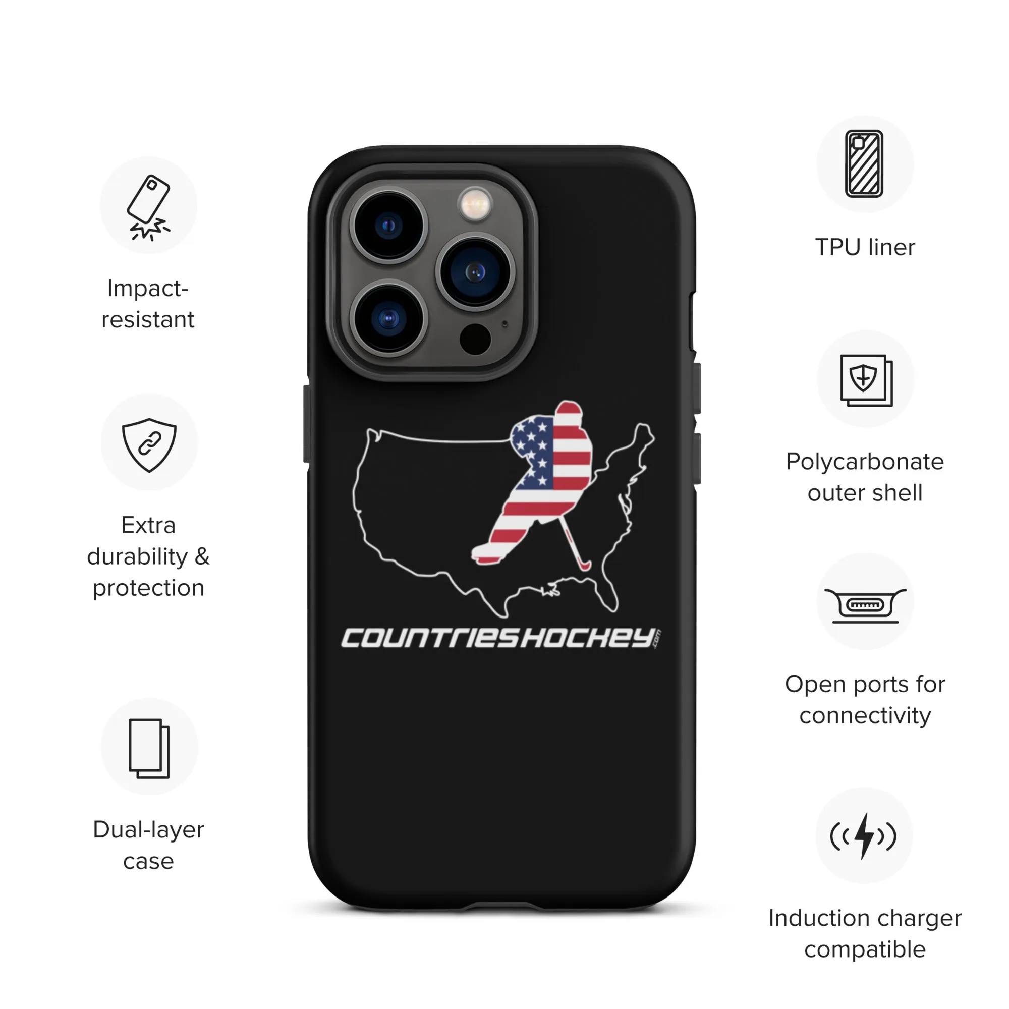 iPhone case | USA Series v2 by Countries Hockey