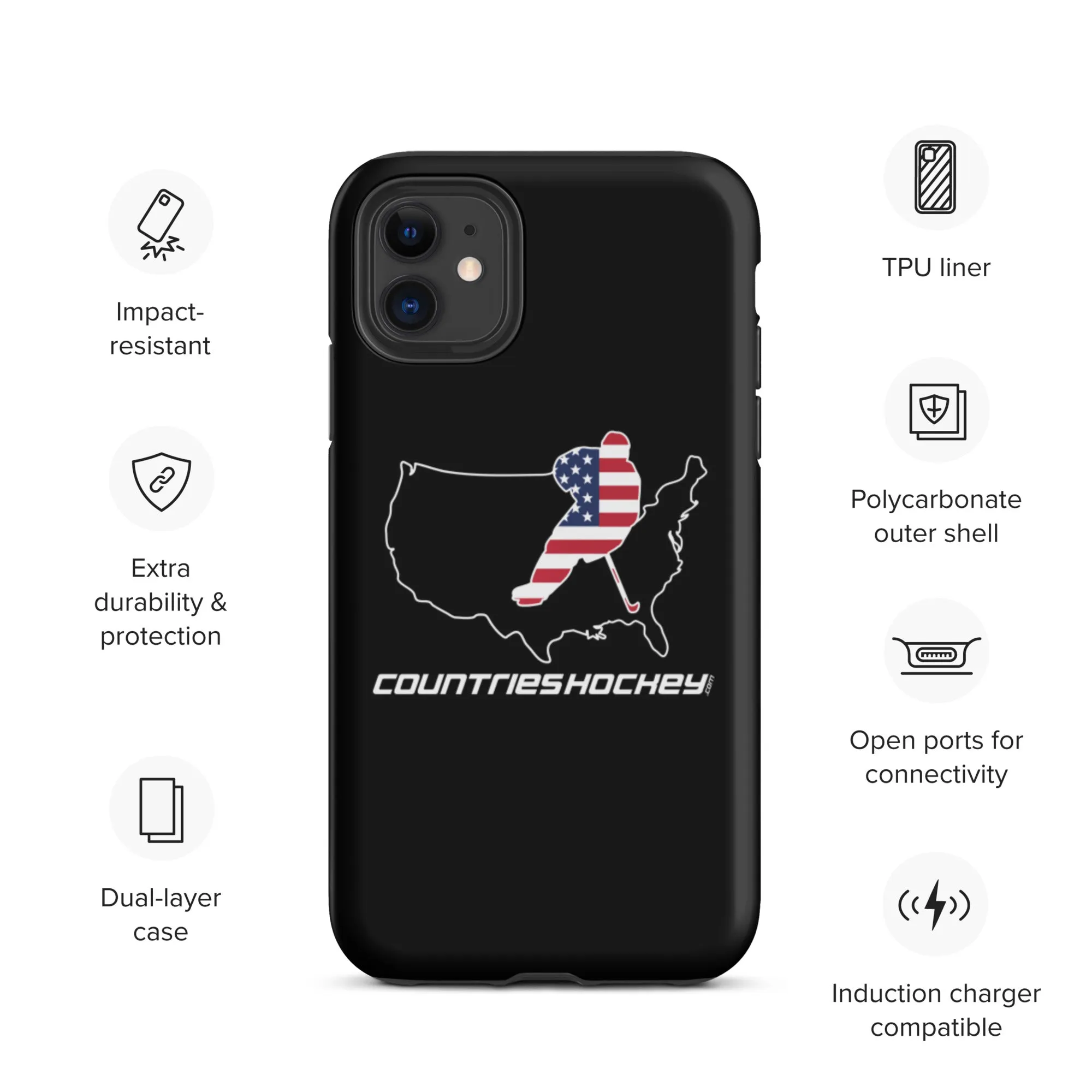 iPhone case | USA Series v2 by Countries Hockey