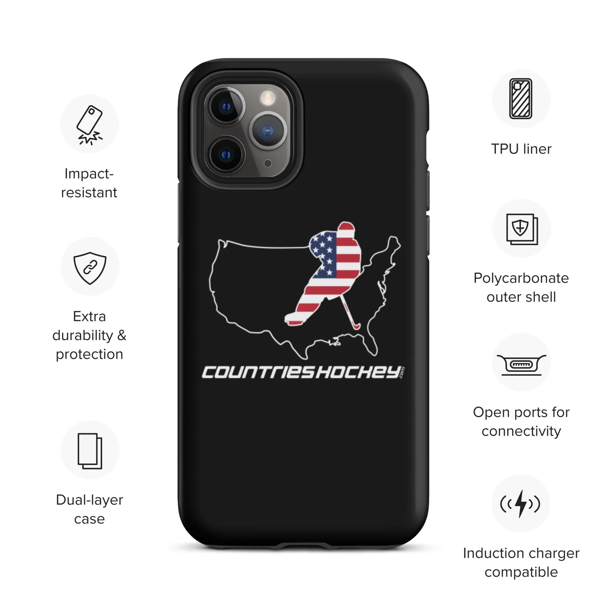 iPhone case | USA Series v2 by Countries Hockey