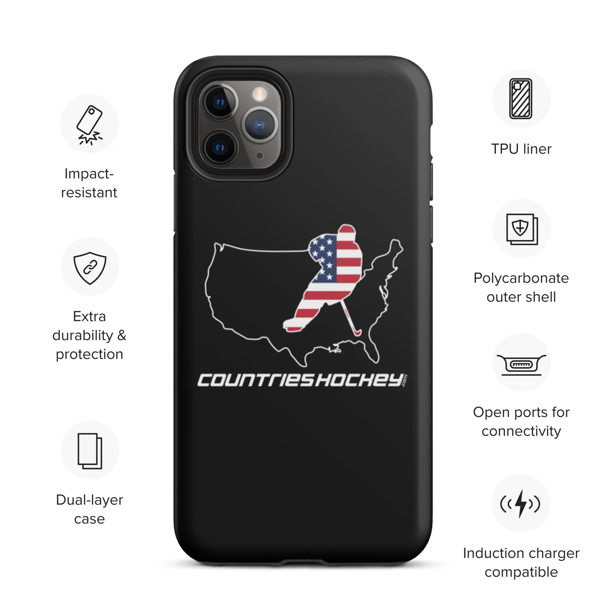 iPhone case | USA Series v2 by Countries Hockey