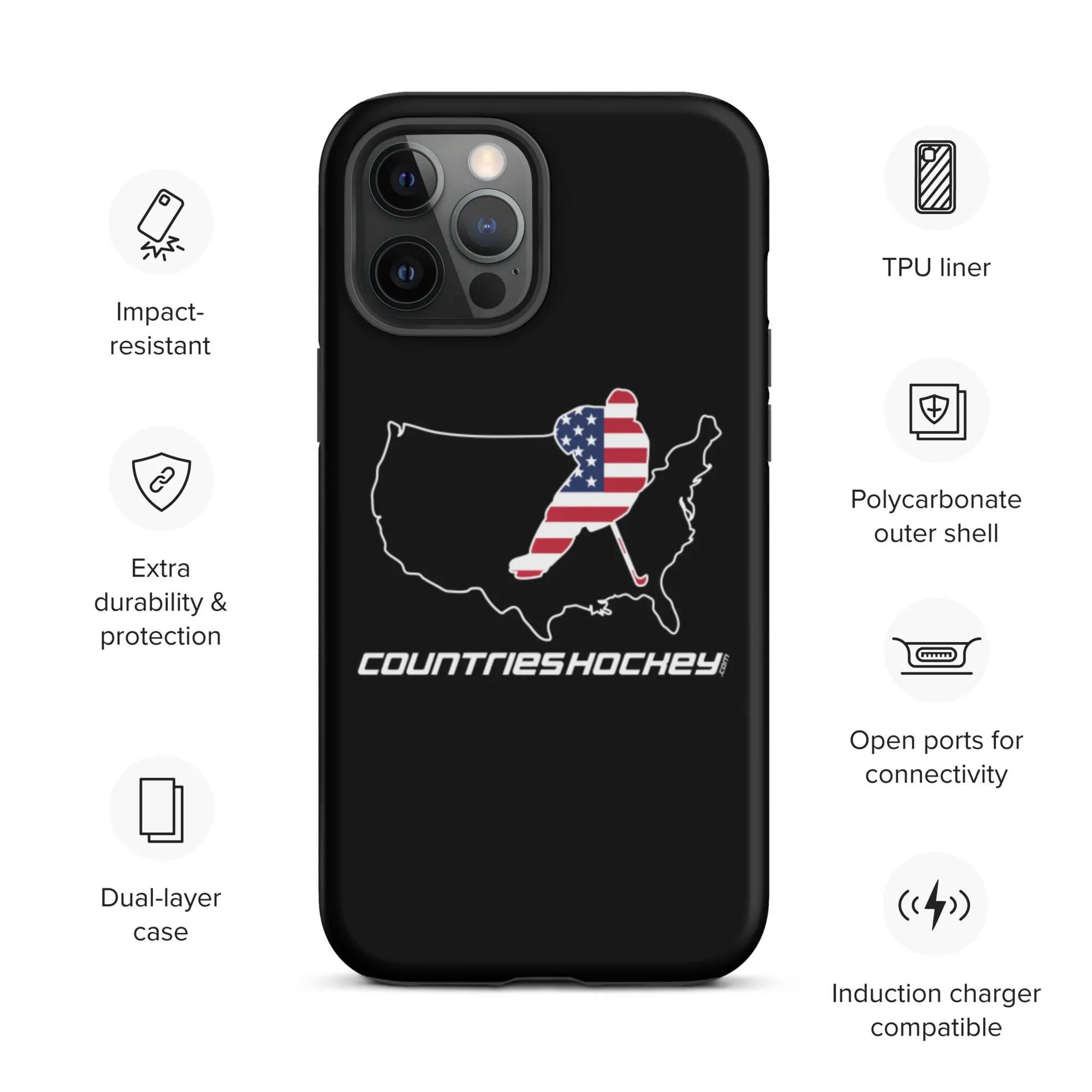 iPhone case | USA Series v2 by Countries Hockey