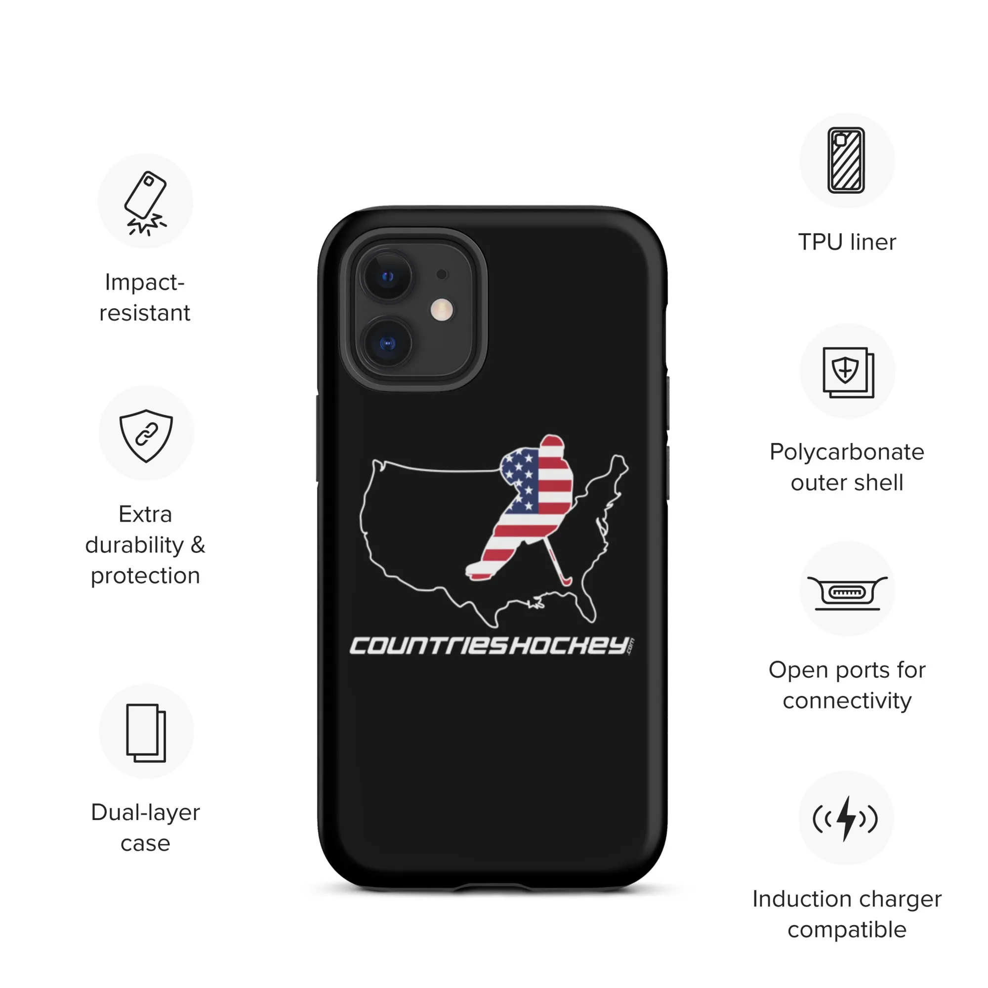 iPhone case | USA Series v2 by Countries Hockey
