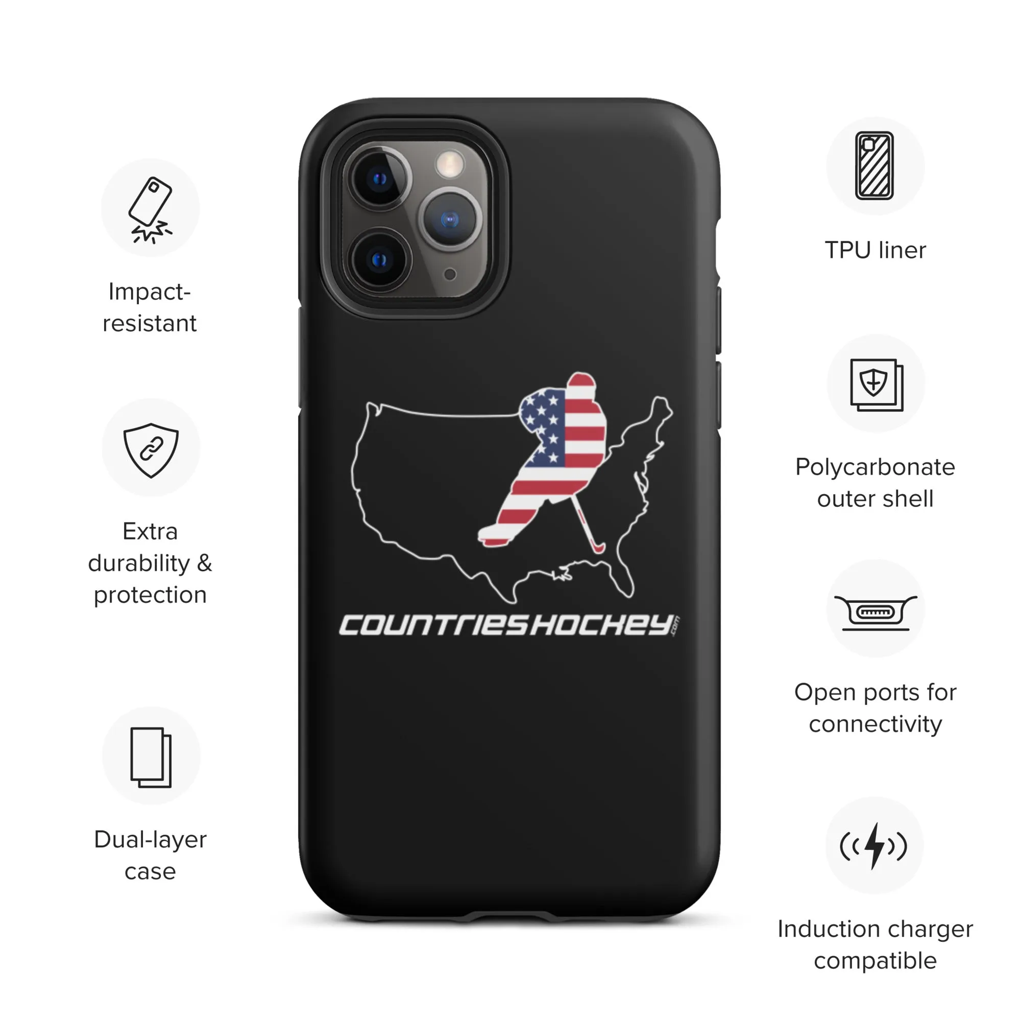 iPhone case | USA Series v2 by Countries Hockey