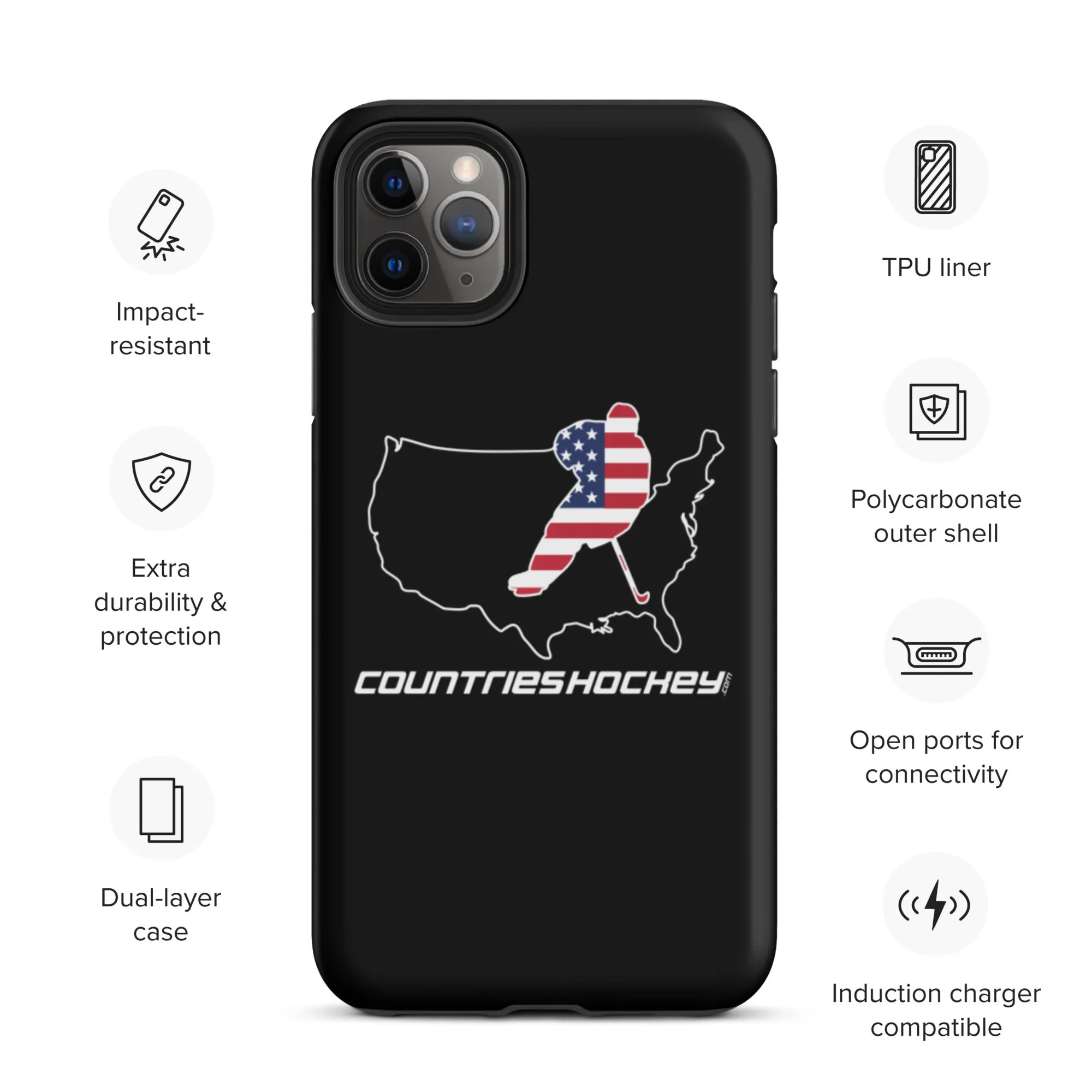 iPhone case | USA Series v2 by Countries Hockey