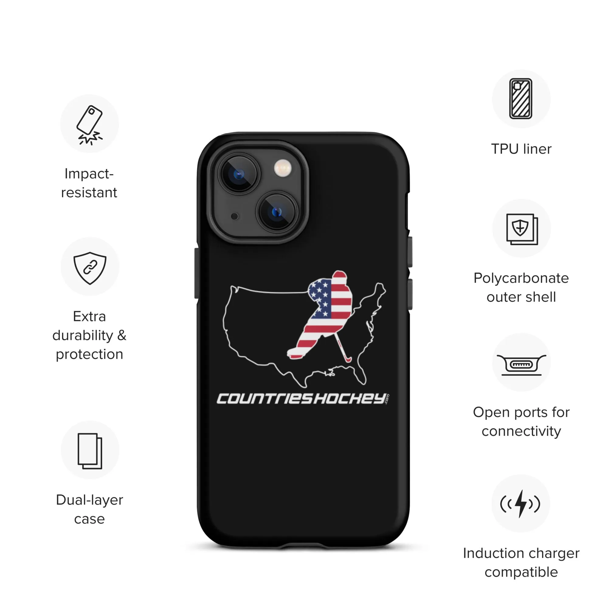 iPhone case | USA Series v2 by Countries Hockey