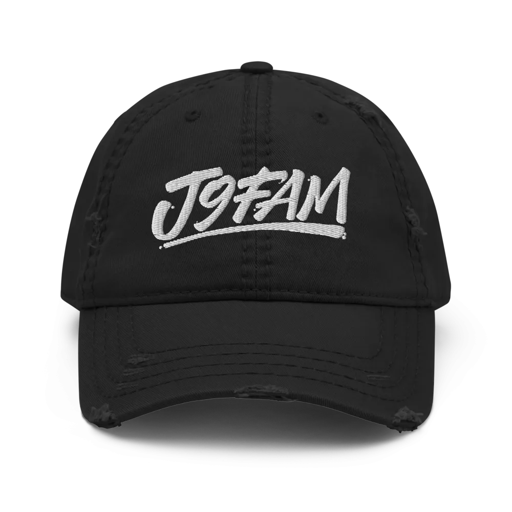 J9FAM Distressed Hat