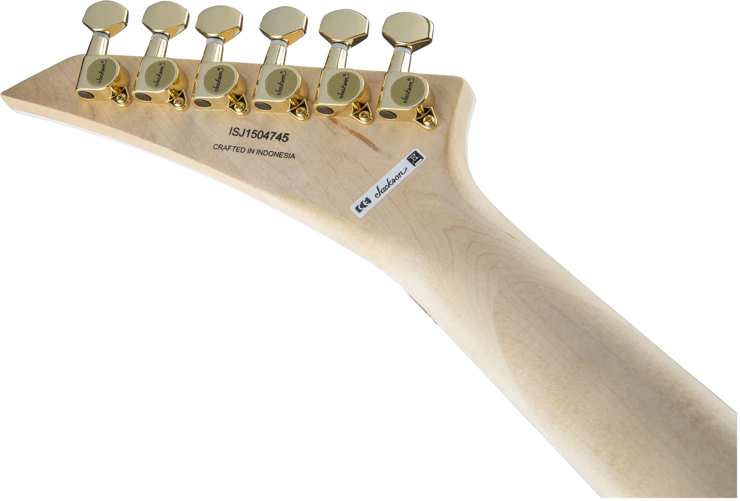 Jackson Pro Series Rhoads RR3, Ebony Fingerboard, Ivory with Black Pinstripes