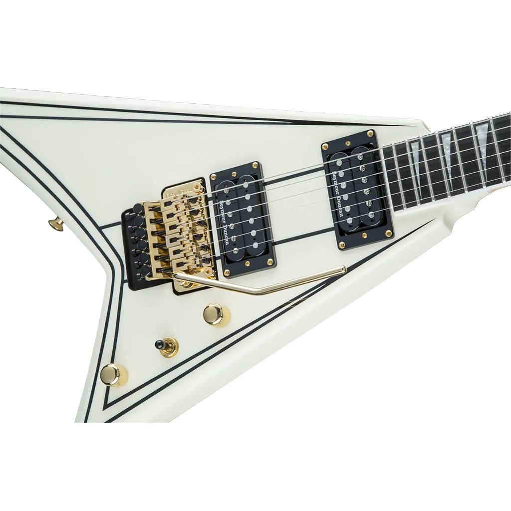 Jackson Pro Series Rhoads RR3 - Ivory With Black Pinstripes - Ebony | Electric Guitars | 2914312557