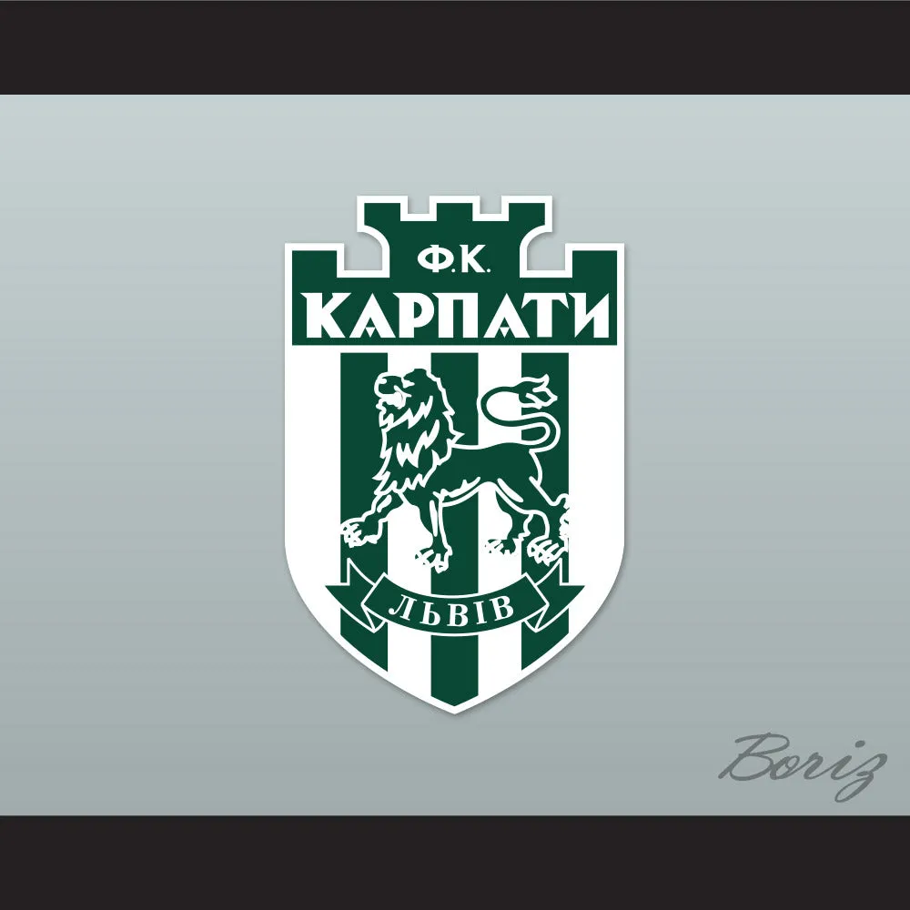Jovicevic 8 FC Karpaty Lviv Ukraine Green Long Sleeve Soccer Jersey