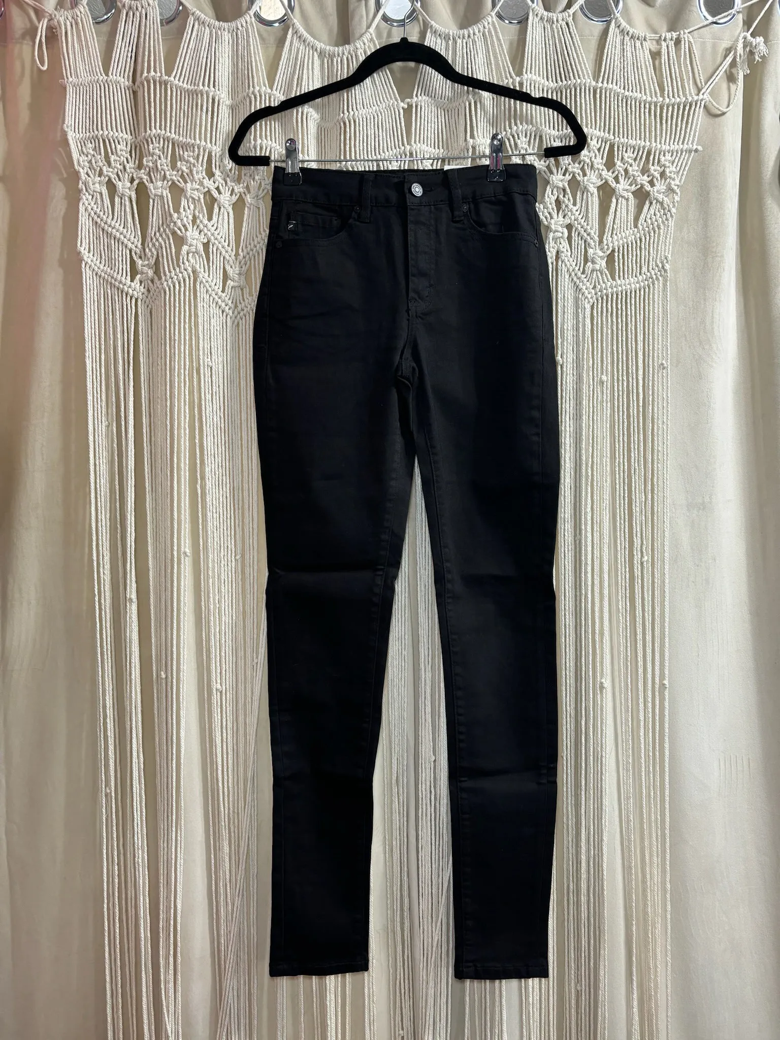 Julie Black High Rise Super Skinny Jeans