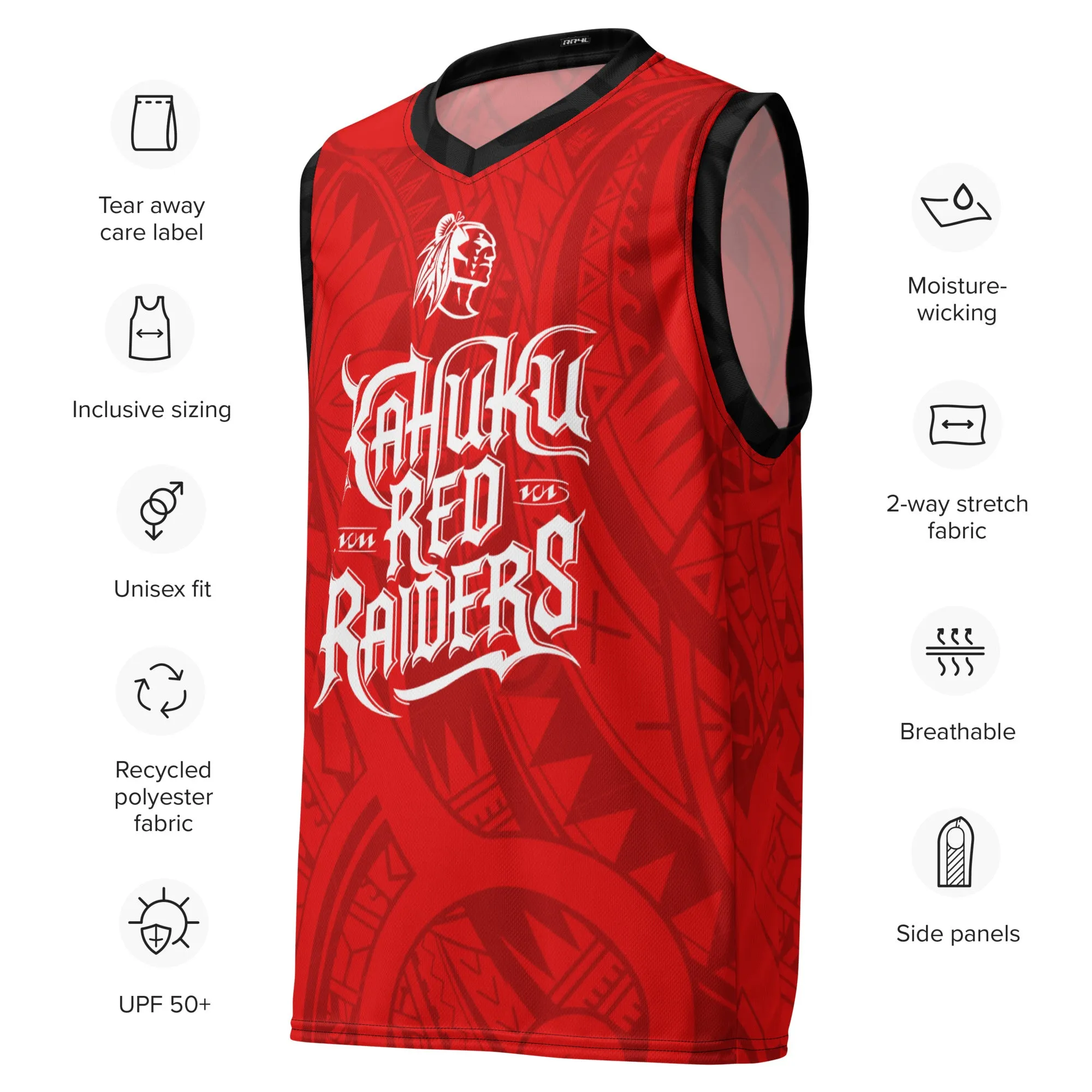 Kahuku Red Raiders Basketball Jersey