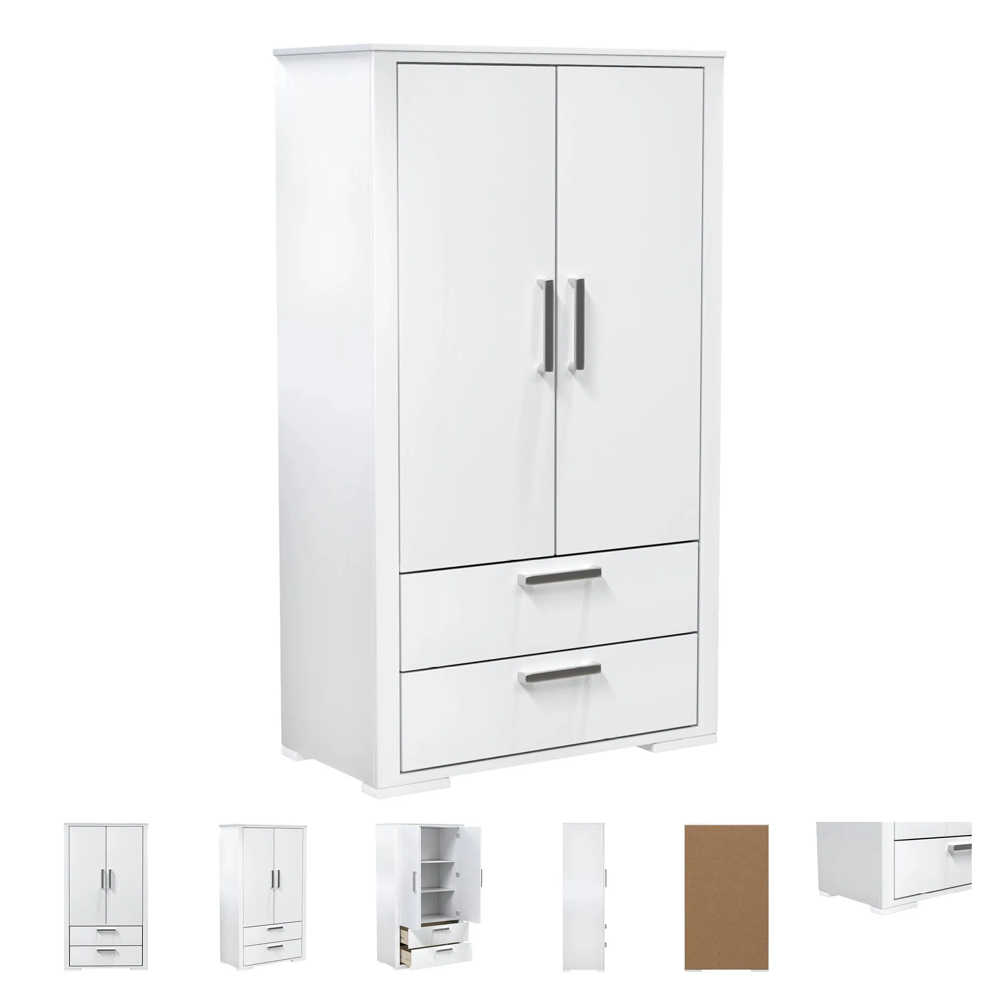 Karlstad cabinet wood finish - White