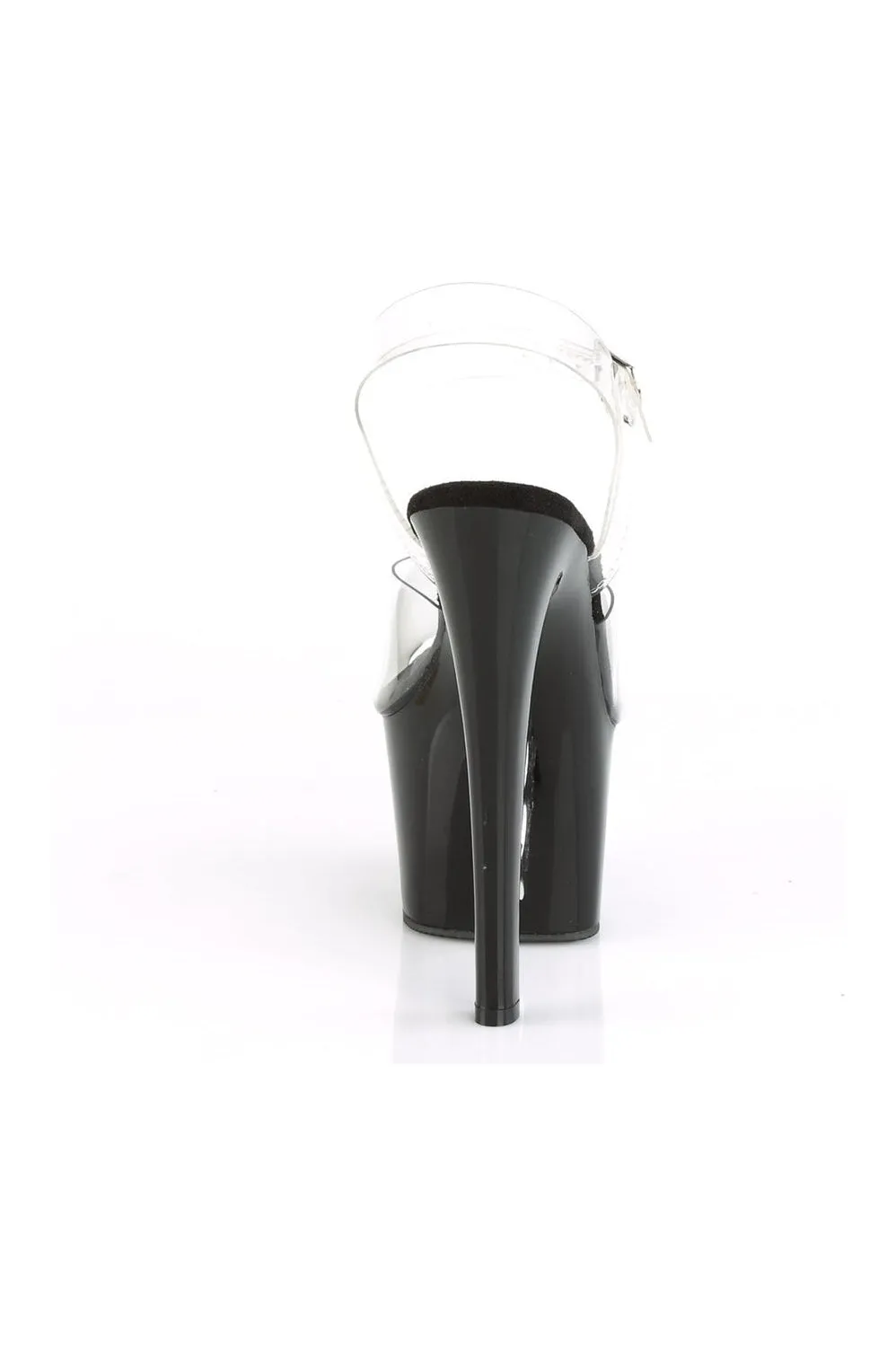 KNUCKS-708 Exotic Sandal | Clear Vinyl