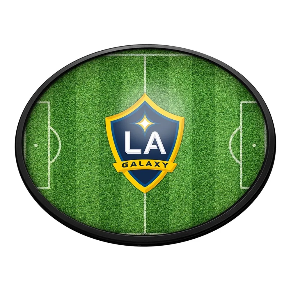 LA Galaxy: Pitch - Oval Slimline Lighted Wall Sign