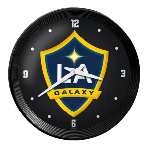 LA Galaxy: Ribbed Frame Wall Clock