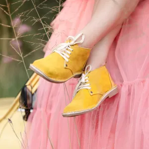 Ladies Handmade Leather Vellie Shoes