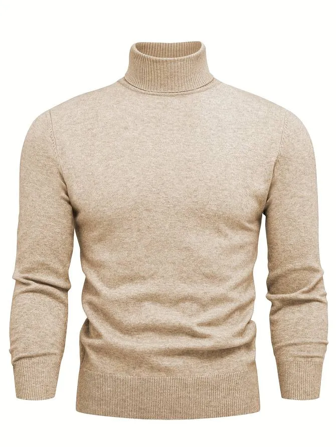 Leontis - Versatile Turtleneck Sweater For Men