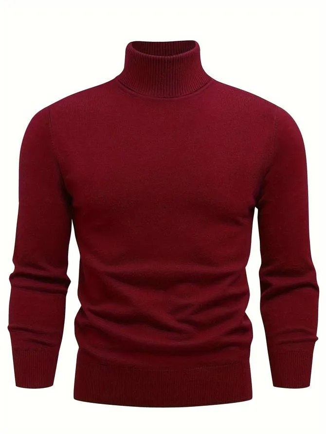 Leontis - Versatile Turtleneck Sweater For Men