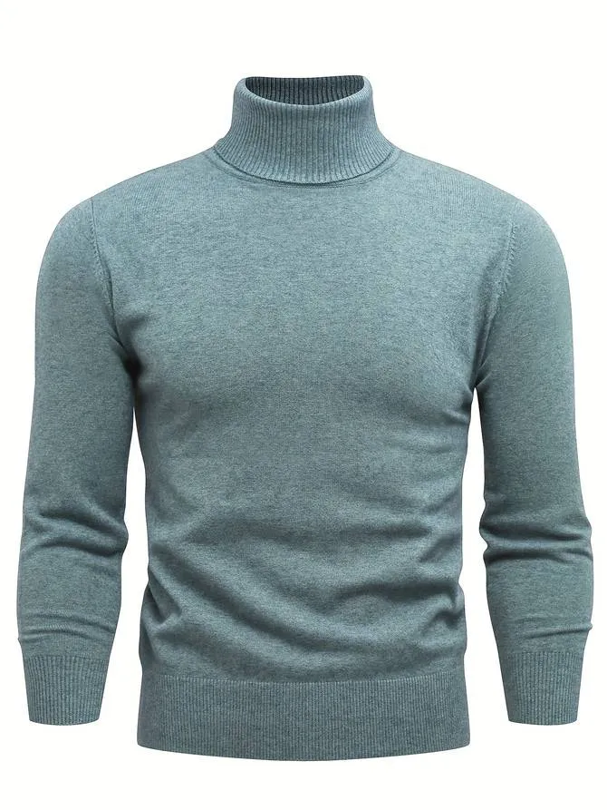 Leontis - Versatile Turtleneck Sweater For Men