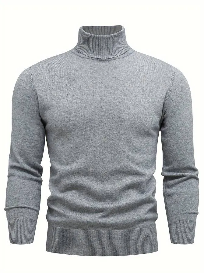 Leontis - Versatile Turtleneck Sweater For Men