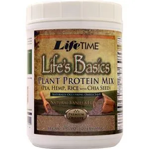 Lifetime Life's Basics - Plant Protein Natural Vanilla 1.22 lbs