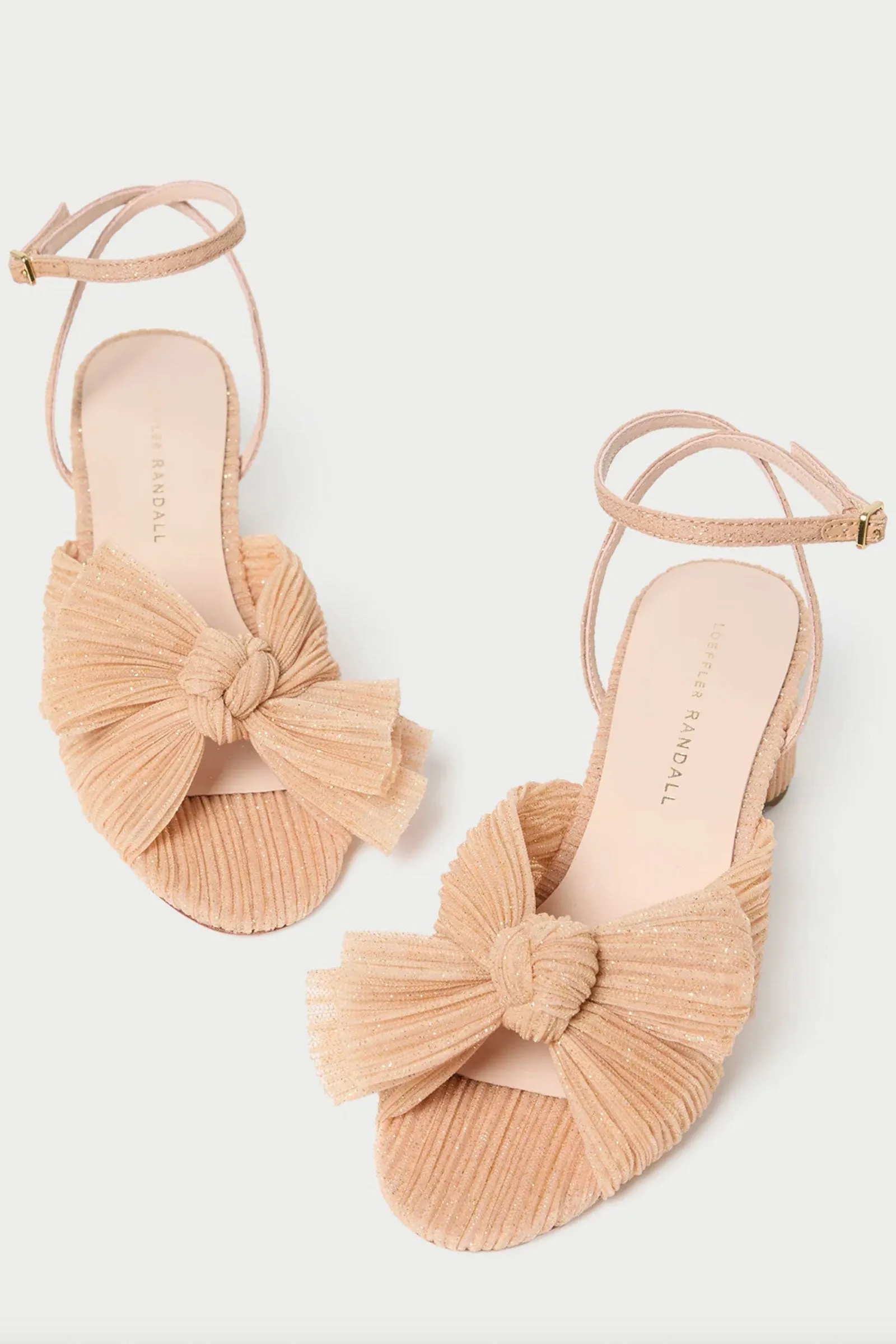 Loeffler Randall Dahlia Knot Mule in Glitter Beauty