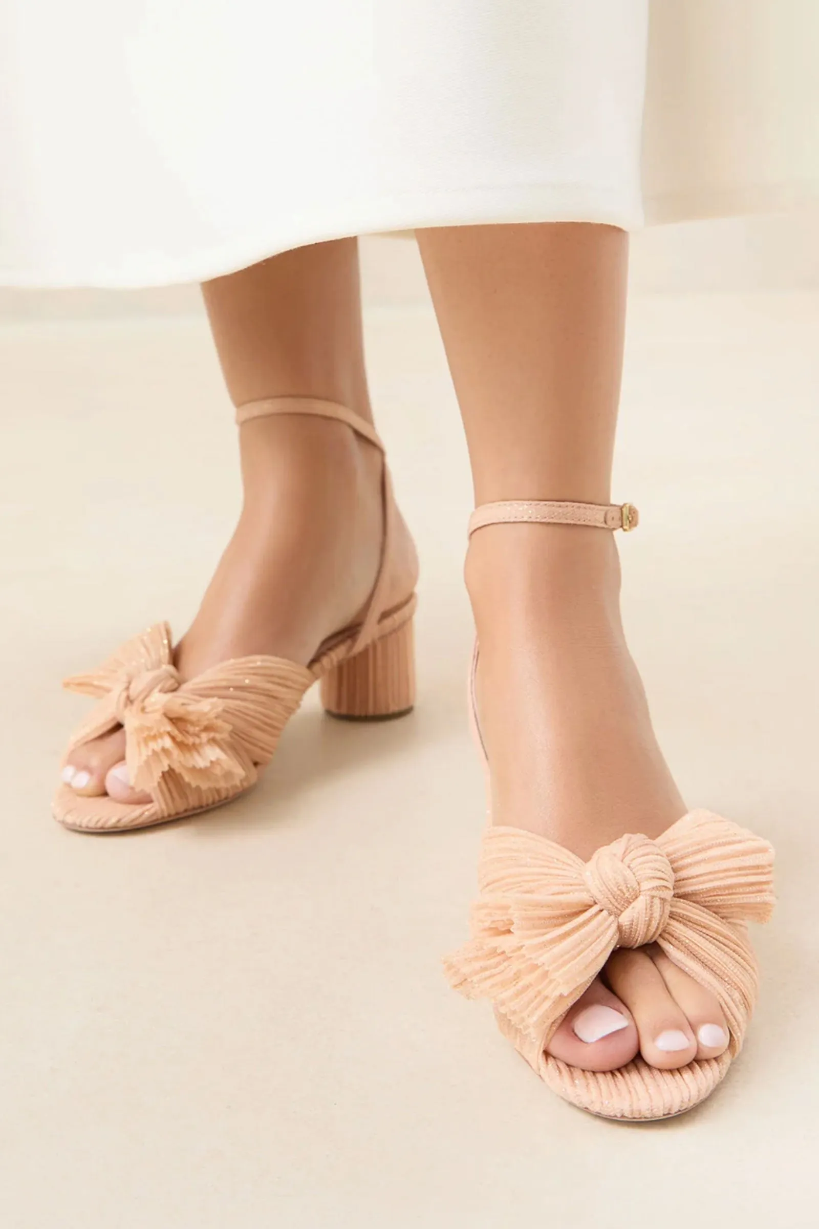 Loeffler Randall Dahlia Knot Mule in Glitter Beauty