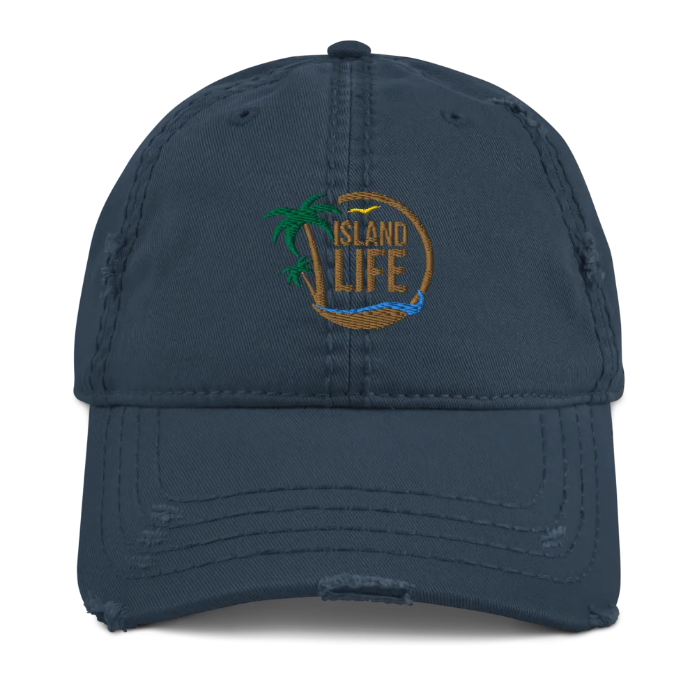 Logo Distressed Dad Hat