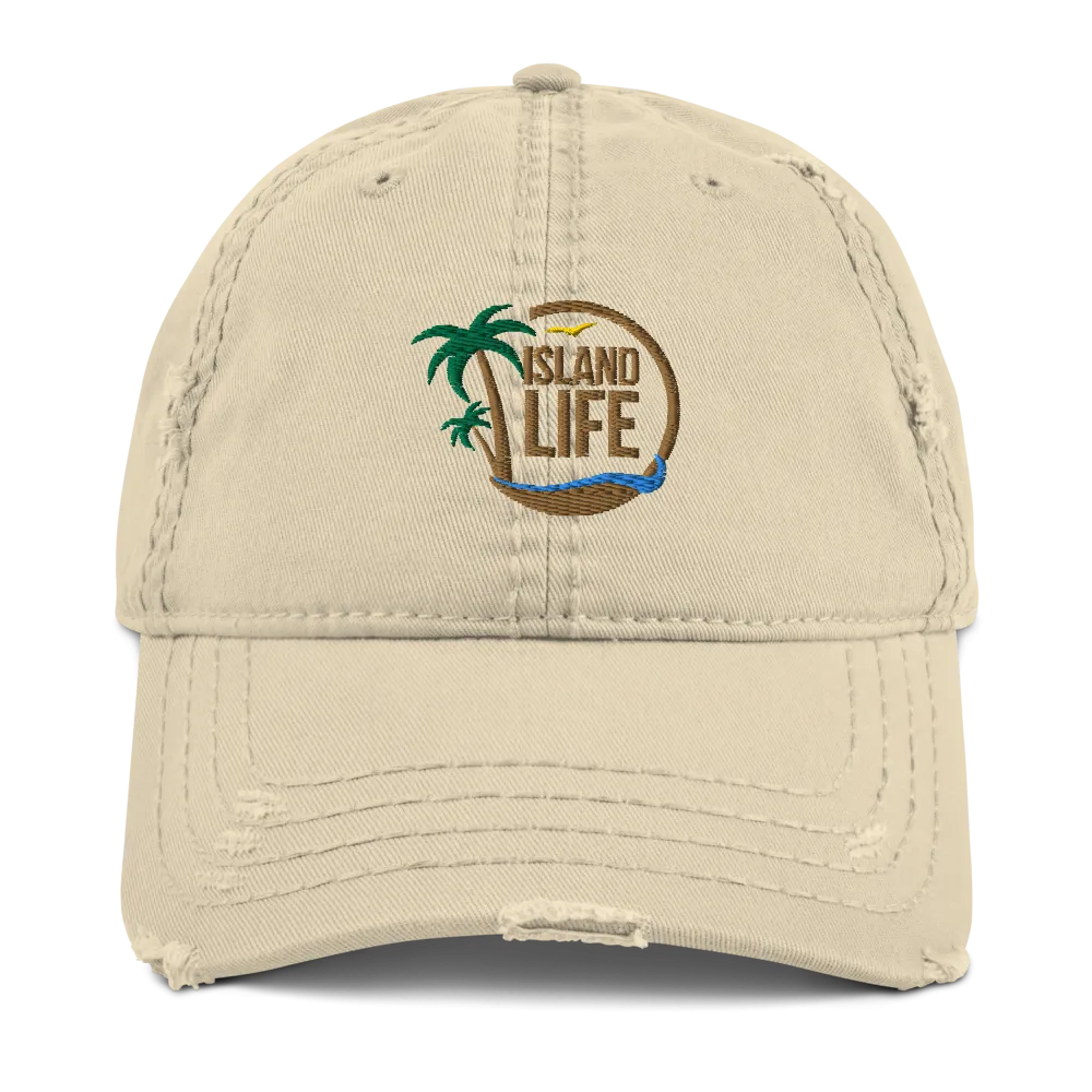 Logo Distressed Dad Hat
