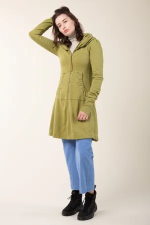 Long Cloak Hoodie in Fern