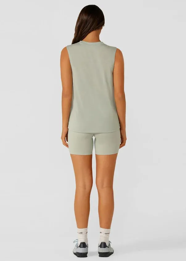 Lorna Jane Lotus Muscle Tank - Iced Matcha