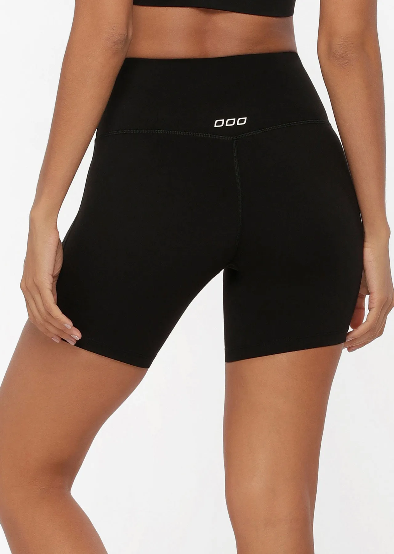 Lorna Jane Lotus No Chafe 16cm Bike Short - Black