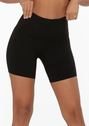 Lorna Jane Lotus No Chafe 16cm Bike Short - Black